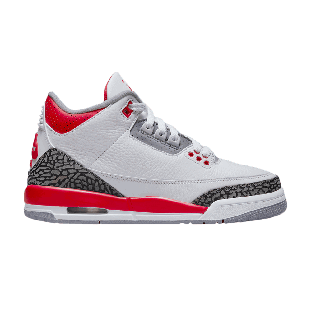 Кецове и обувки Jordan Air Jordan 3 Retro "Fire Red" 2022 GS Бяло | DM0967-160, 0
