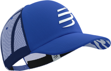 Шапка с козирка Compressport Compressport Trucker Cap Синьо | xhwu4195052, 0