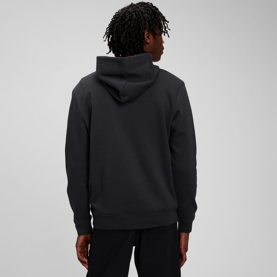 Суитчър GAP Fleece Arch Moonless Hoodie Черно | 867073-29, 1