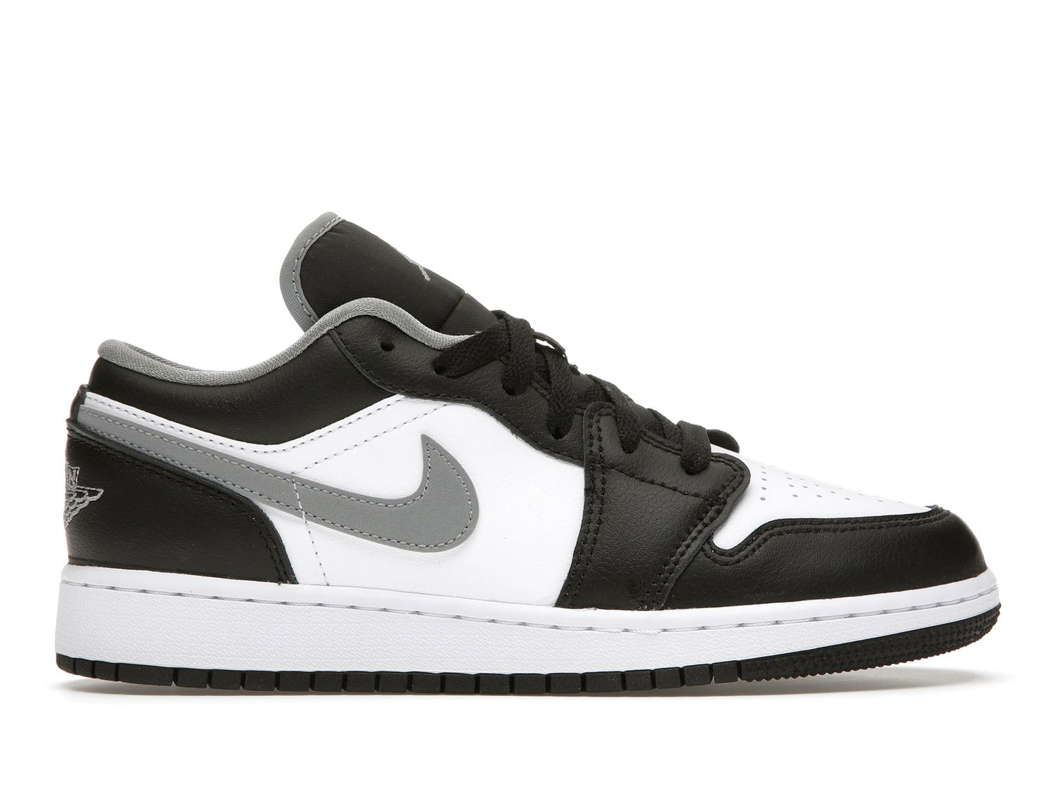 Кецове и обувки Jordan Air Jordan 1 Low "Black Medium Grey" GS Черно | 553560-040, 0