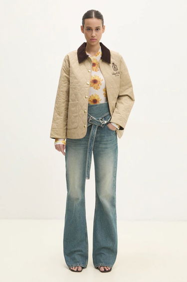 Яке Sporty & Rich Sporty & Rich Vendome Quilted Jacket Бежово | OW008512205BE01, 5