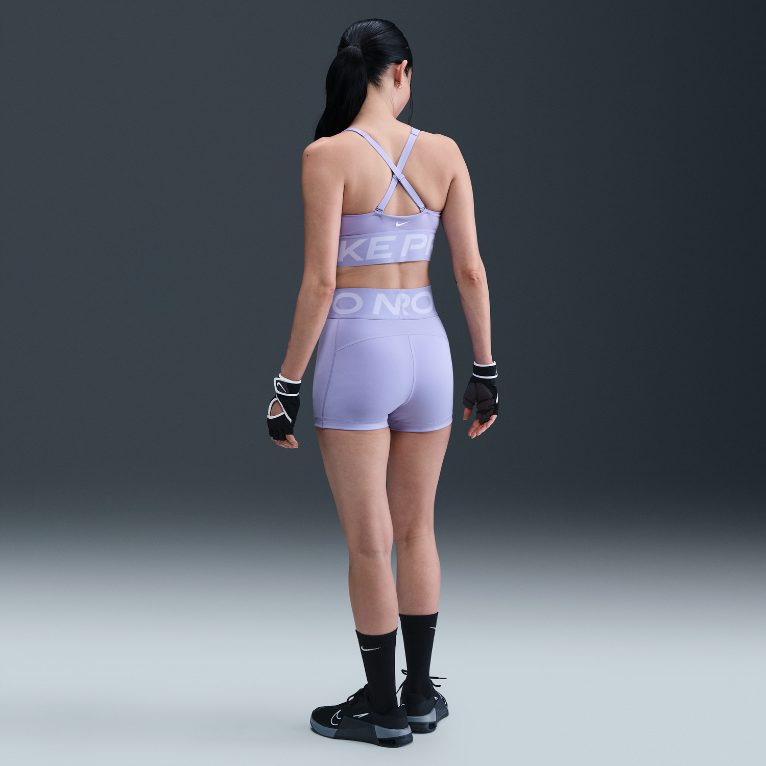 Къси панталони Nike Pro Sculpt High-Waisted 3" Bike Shorts Лилаво | FV7033-533, 1