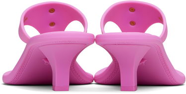 Грижа за обувките Versace Versace Pink Alia Rubber Thong 55 Heeled Sandals Розово | 1020961_1A10983, 1