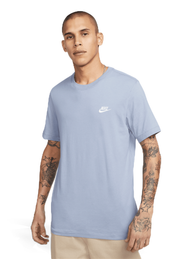 Тениска Nike Sportswear Club Tee Синьо | AR4997-493