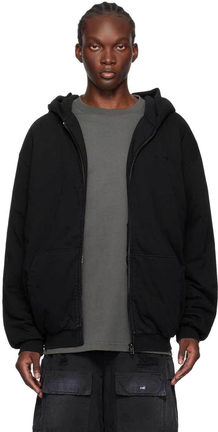 Суитчър We11done Padded Full-Zip Hoodie Черно | WD-TJ2-24-870-U-BK, 0