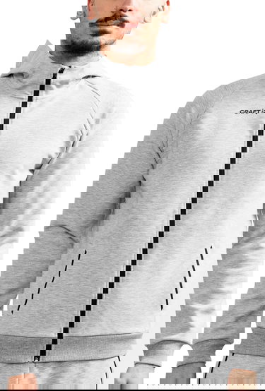 Суитчър Craft CORE SOUL Full Zip Hooded Sweatshirt with Raglan Sleeves Сиво | 1910620-950000, 0