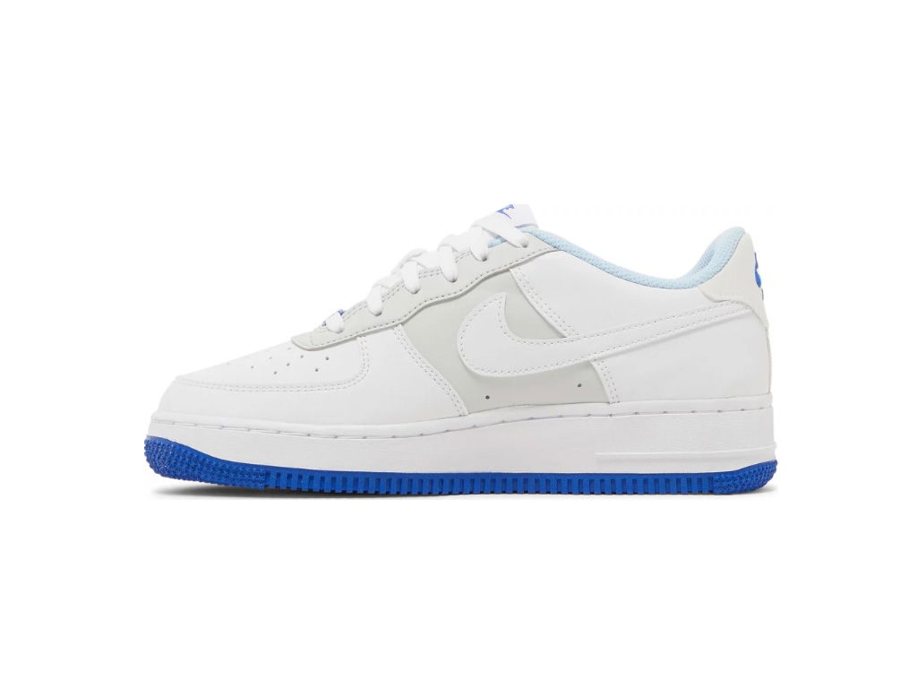 Кецове и обувки Nike Air Force 1 LV8 "Just Stitch It - Hyper Royal" GS Бяло | FB1844-111, 1
