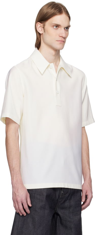 Поло тениска Jil Sander Jil Sander Virgin Wool Polo Бяло | J21DL0223_J40224, 1