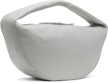 Дамска чанта BY FAR BY FAR Maxi Cush Shoulder Bag Сиво | MWBSB022CL034WH025PL, 2