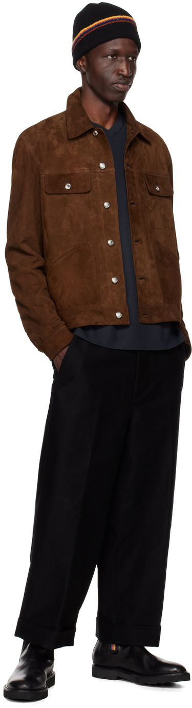 Яке Paul Smith Paul Smith Trucker Suede Jacket Кафяво | M1R-017Y-K01930-69, 3