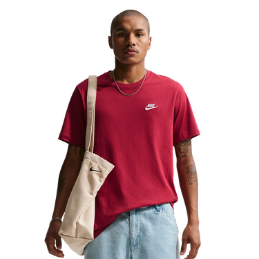 Тениска Nike T-Shirt NSW Club Tee Червено | AR4997-613, 0