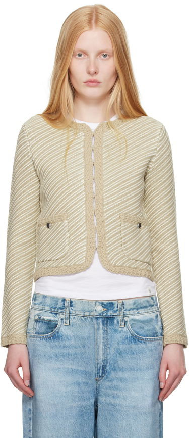 Пуловер rag & bone Rag & Bone Claire Knit Cardigan Бежово | WAS25P026SD26, 0