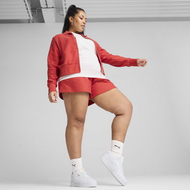 Яке бомбър Puma Women's PREMIUM ESS Knit Cardigan Червено | 629781_15, 2