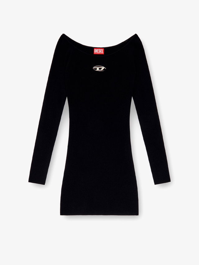 Knit Bodycon Dress With Logo