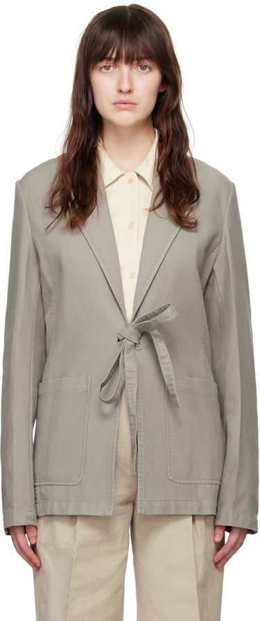Яке TOTEME Tie-Front Blazer Зелено | 243-WRZ0042-FB0189, 0
