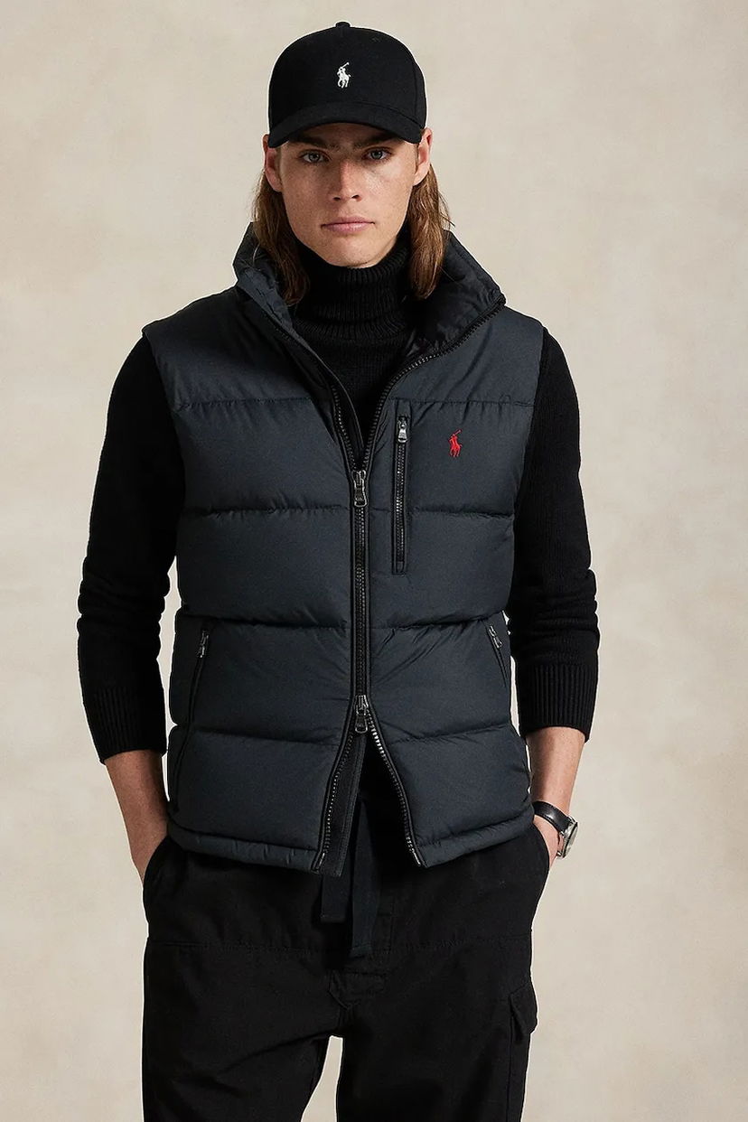 Жилетка Polo by Ralph Lauren Polo Ralph Lauren Water-Repellent Down Vest Черно | 710968283