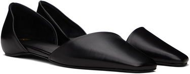 Кецове и обувки TOTEME Asymmetric Ballerina Flats Черно | 241-WAS1076-LE0046, 3