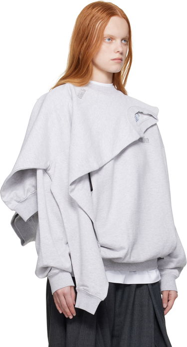 Суитчър VETEMENTS VETEMENTS Double Layered Sweatshirt Сиво | UH76CW400G, 1