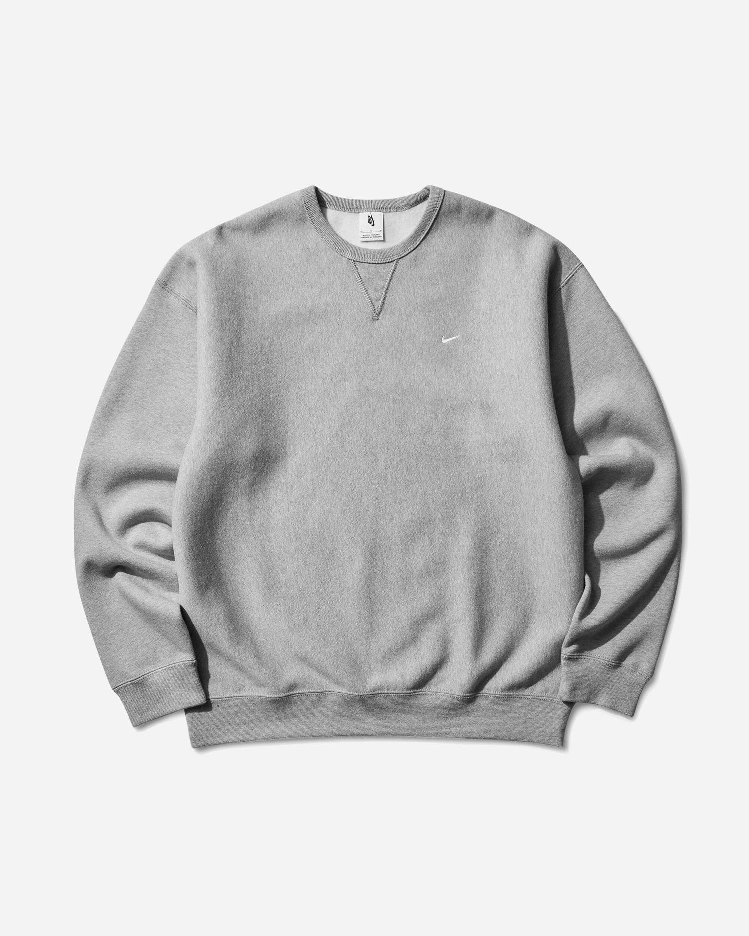 Суитчър Nike Solo Swoosh Crewneck Sweatshirt Сиво | HV1086-063, 1
