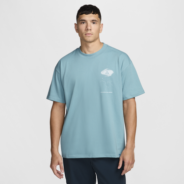 Тениска Nike ACG OC Galaxy T-Shirt in Denim Turqoise, Size Large | END. Clothing Синьо | FZ5275-464, 2