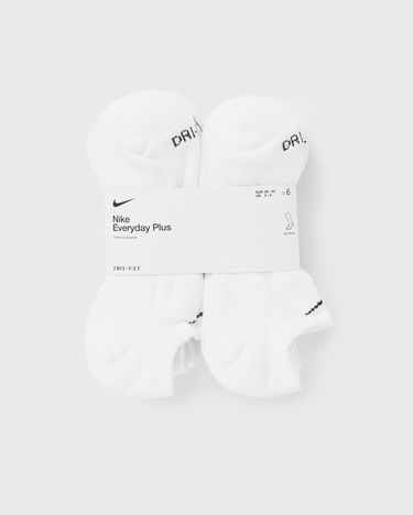 Чорапи Nike Everyday Plus Cushioned Training No-Show Socks 6-Pack Бяло | sx6898-100, 4
