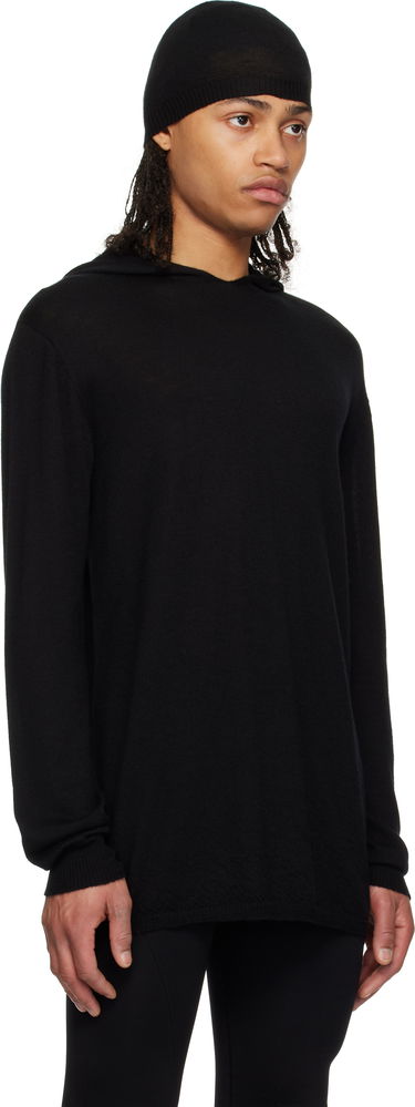 Суитчър Rick Owens Rick Owens Hollywood Oversized Long Sleeve Hoodie Черно | RU01E5623 WS, 1