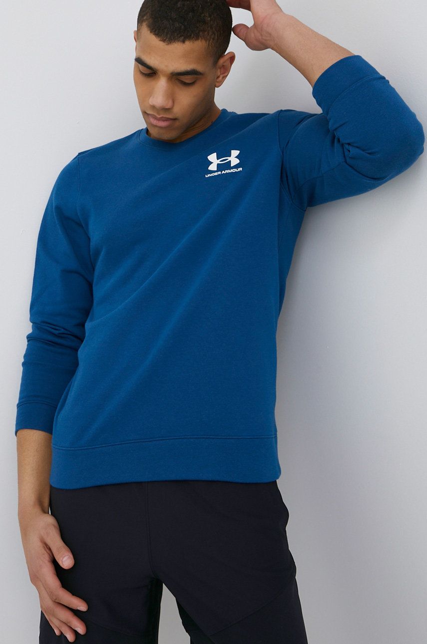 Суитчър Under Armour Crew Sweatshirt Тъмно синьо | 1370404, 0