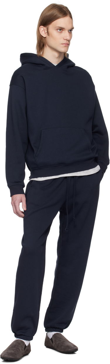 Суитчър SKIMS SKIMS Fleece Relaxed Hoodie Тъмно синьо | PL-PLO-8461M-NAVY, 3