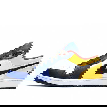 Кецове и обувки Jordan Air Jordan 1 Low "White Deep Royal Blue" Бяло | 553558-123, 1