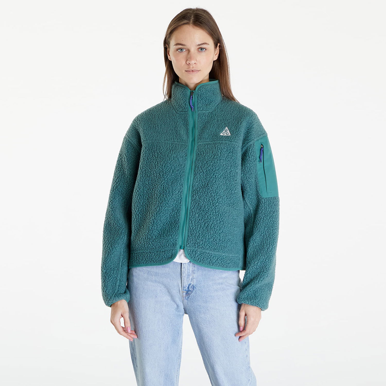Суитчър Nike ACG "Arctic Wolf" Polartec Oversized Fleece Full-Zip Jacket Green Зелено | FB8006-361, 0