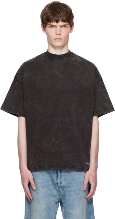 Тениска We11done We11done Oversized Dyed T-Shirt Черно | WD-TT2-25-728-M-CH, 0