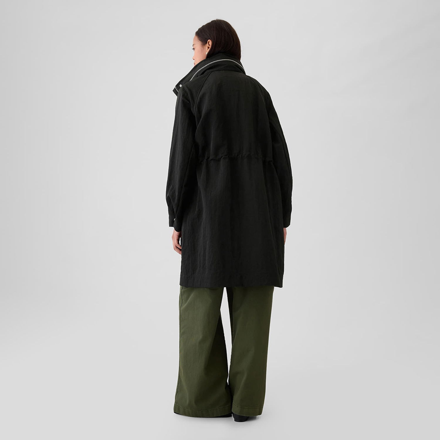 Яке GAP Jacket Nylon Parka Black M Черно | 498993-00, 1