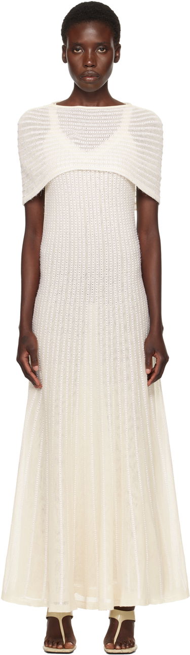 Pокля Khaite KHAITE Thora Maxi Dress Бяло | 9774125, 0