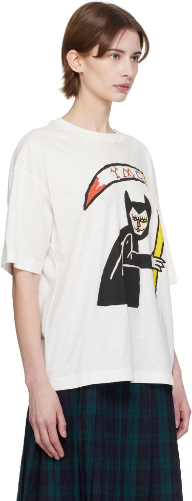Тениска YMC YMC Triple Vixen Graphic T-Shirt Бяло | Q6XMF, 1