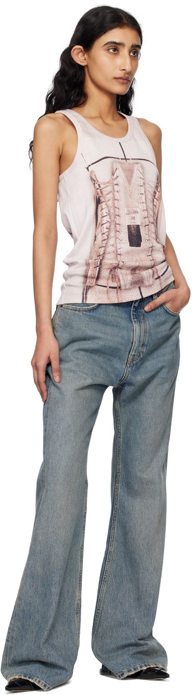 Потник Jean Paul Gaultier Jean Paul Gaultier Corset Trompe-L’oeil Tank Top Бежово | 25/34-F-DB057-J582-260100, 3