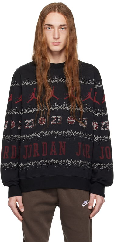 Суитчър Jordan Holiday Sweatshirt Черно | FD7463-010, 0