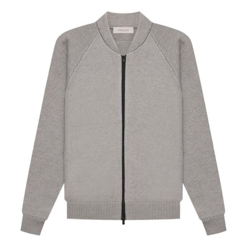 Пуловер Fear of God Essentials Zip Cardigan Сиво | FOG-SS22-096, 0