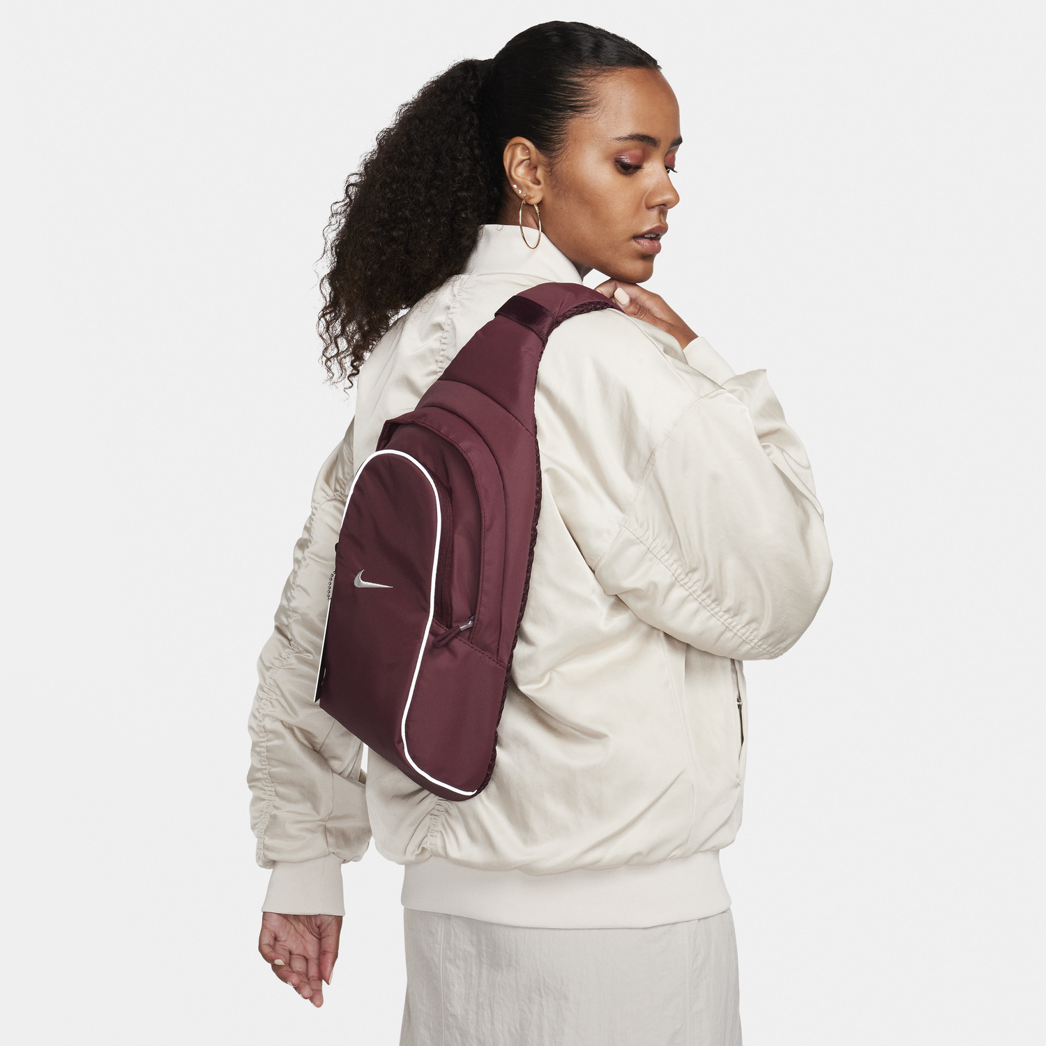 Чанта през рамо Nike Sportswear Essentials (8 l) Бургунди | FB2851-681, 0