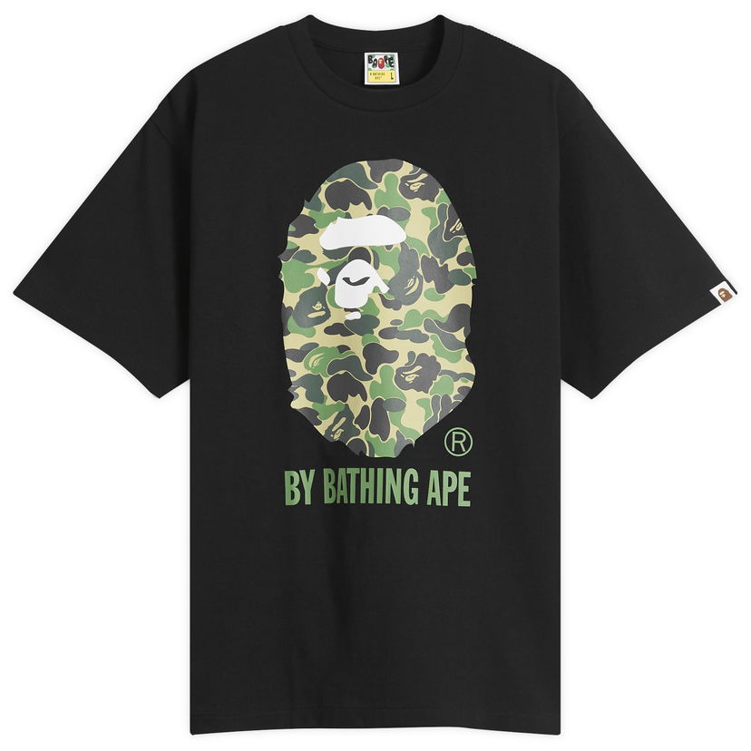 Тениска BAPE A Bathing Ape ABC Camo T-Shirt, Size L Черно | 001TEL301007M-BGN