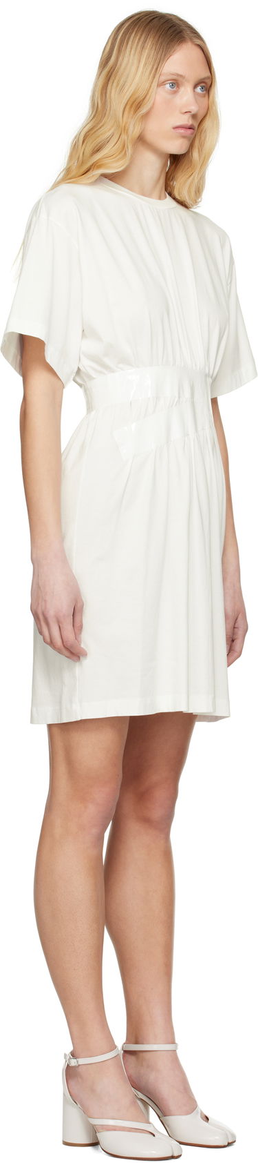 Pокля Maison Margiela MM6 Maison Margiela Taped Jersey Dress Бяло | S52DA0063 M20048, 1