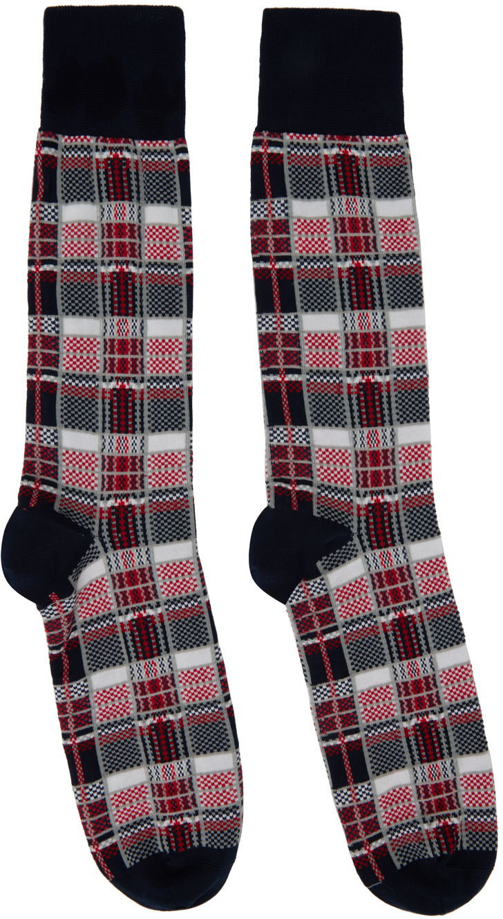 Чорапи Thom Browne Thom Browne Check Socks Многоцветен | MAS155A-Y3012, 0