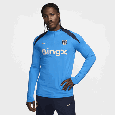 Тениска Nike Dri-FIT Chelsea FC Strike Синьо | FN9831-436, 3