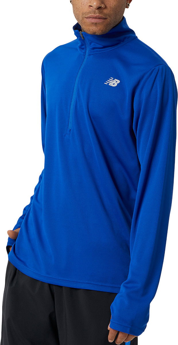 Яке New Balance 5K Half-Zip Jacket Тъмно синьо | mt21214-try, 0