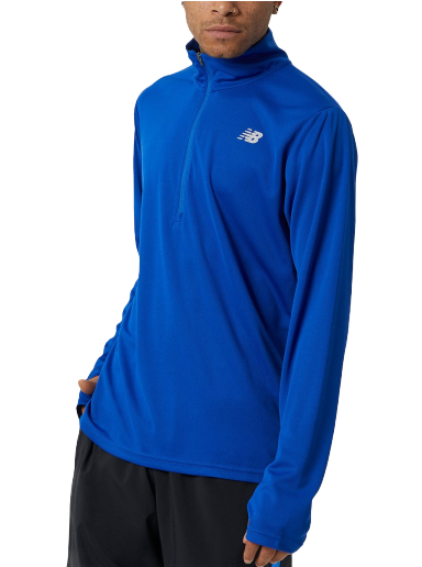 Яке New Balance 5K Half-Zip Jacket Тъмно синьо | mt21214-try