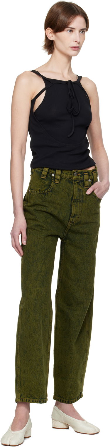 Дънки Eckhaus Latta Eckhaus Latta Baggy Jeans Зелено | 555-EL-PS25-B -, 3