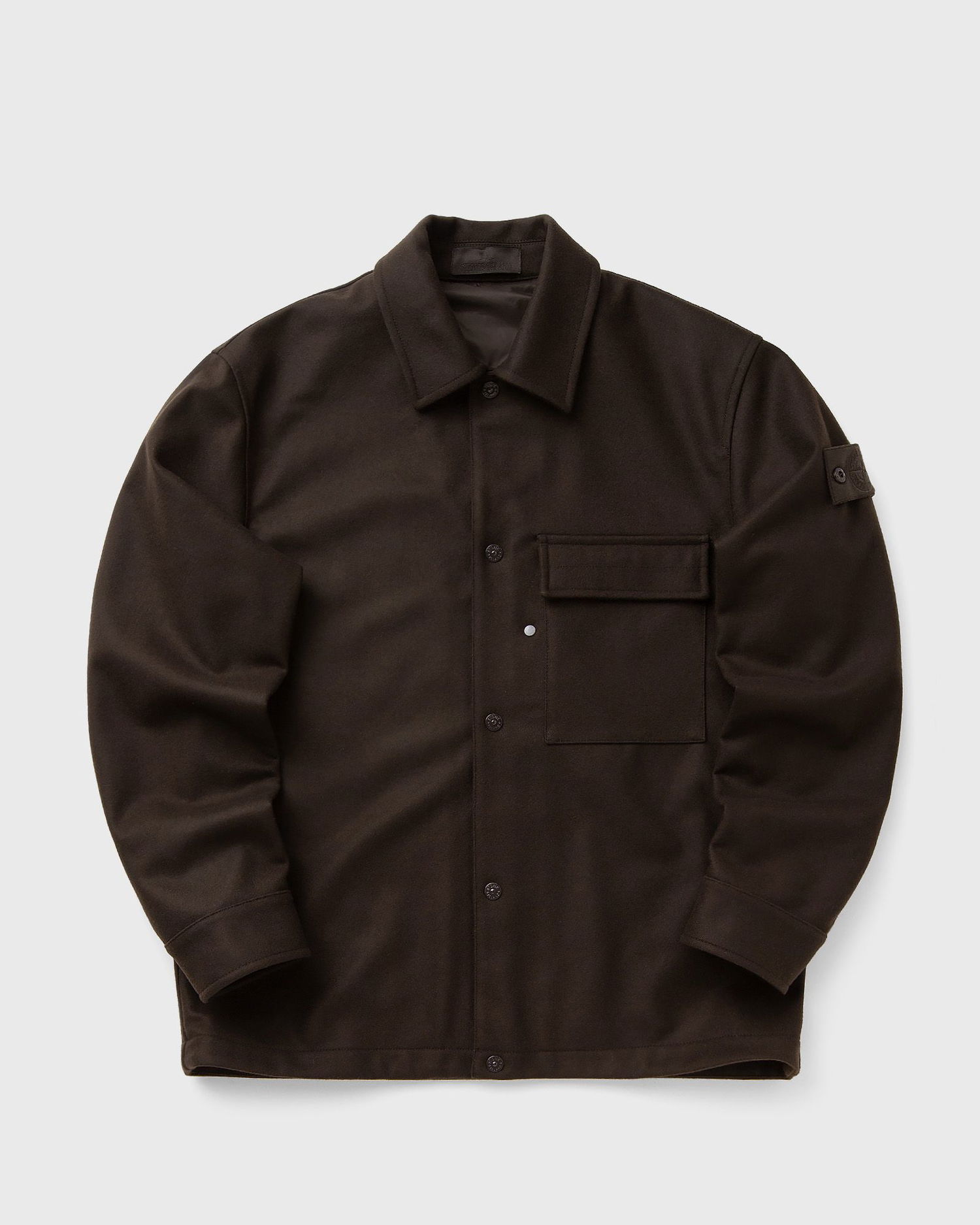 Риза Stone Island Wool Overshirt Кафяво | K2S151200028S0F24.V0070, 0