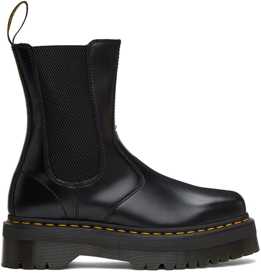 Кецове и обувки Dr. Martens Black 2976 Hi Quad Squared Boots Черно | 31151001, 0