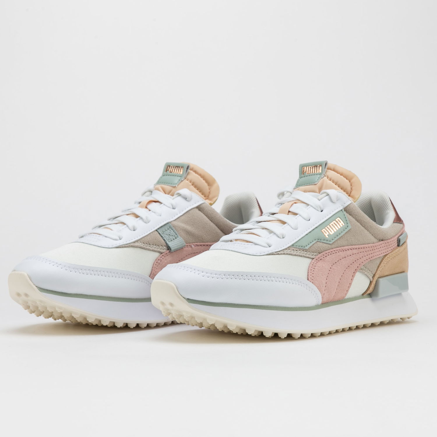 Кецове и обувки Puma Future Rider Soft Metal Wn's marshmallow - natural vachetta Бяло | 374665 02, 0