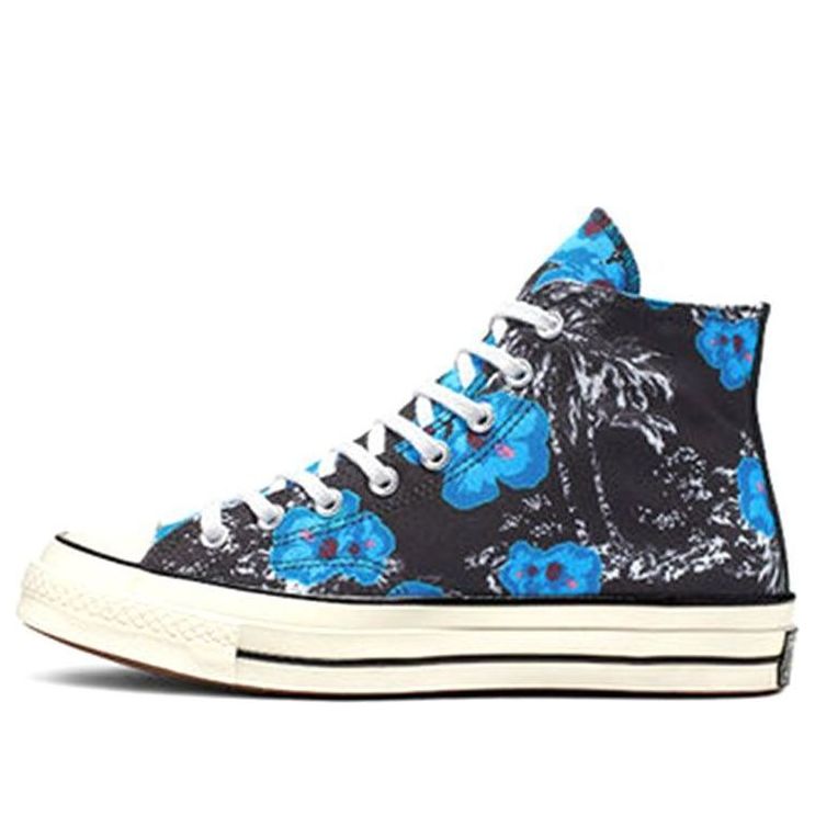 Кецове и обувки Converse Chuck 70 High Paradise Floral Синьо | 164077C
