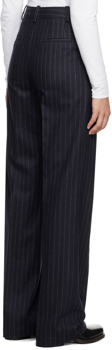 Панталони Loulou de Saison Loulou de Saison Amoya Pinstriped Trousers Тъмно синьо | AMOYA, 2